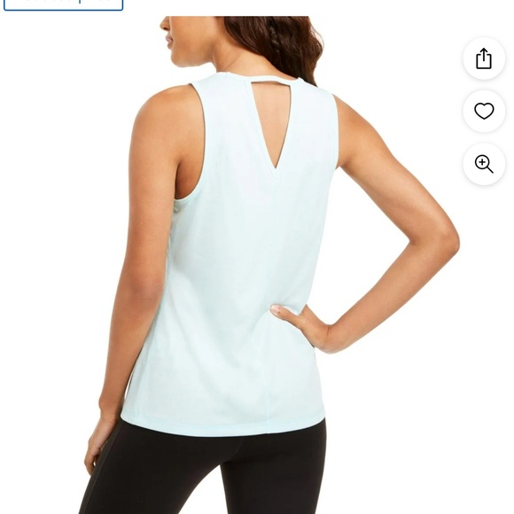 Ideology women Running yoga tank top blue size xl - Picture 2 of 4